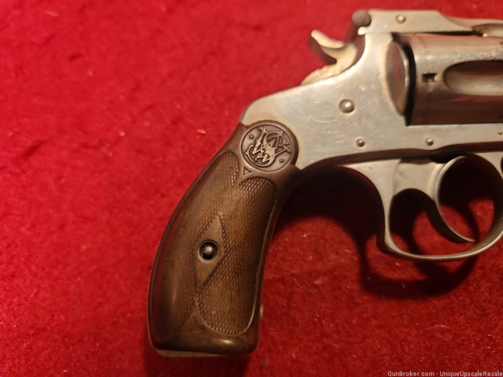 Smith & Wesson 38 Double Action Third model break top revolver -img-7