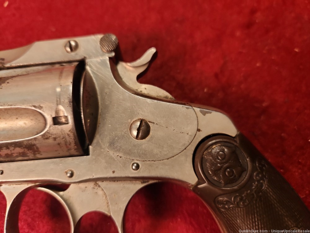 Smith & Wesson 38 Double Action Third model break top revolver -img-8