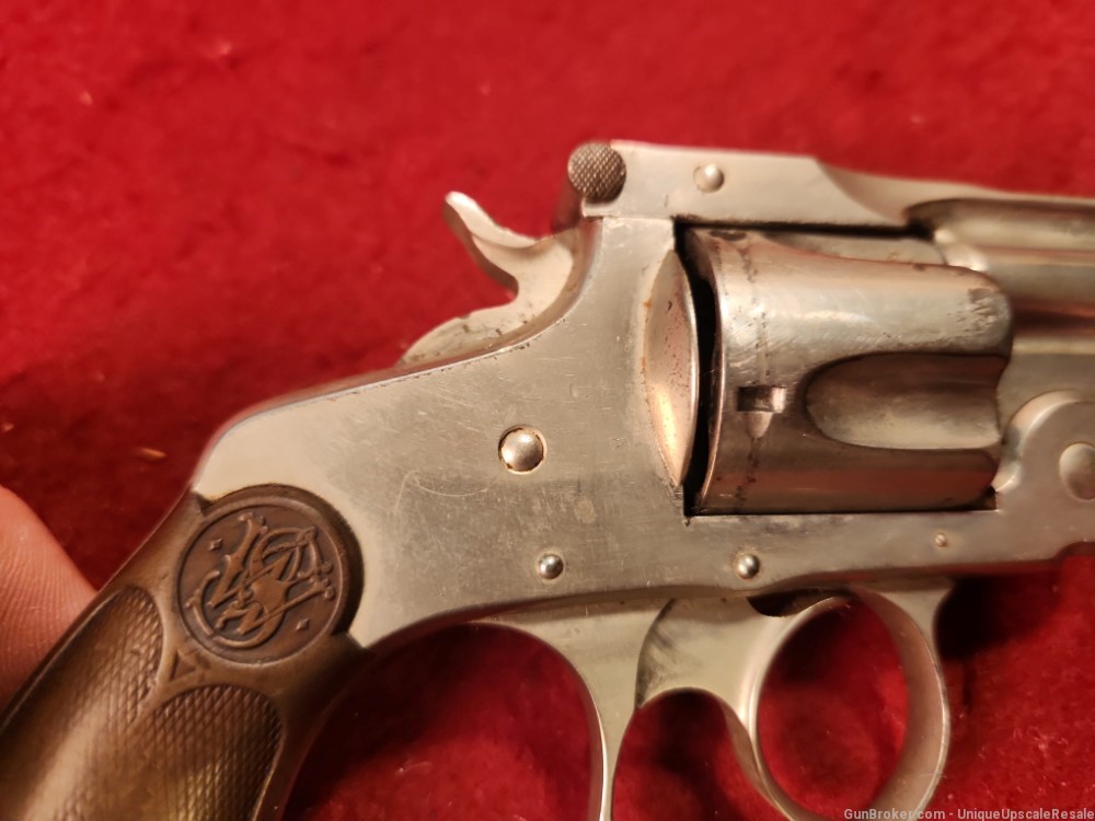 Smith & Wesson 38 Double Action Third model break top revolver -img-6