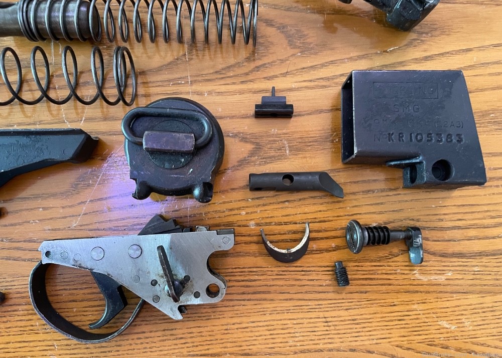 Sterling L2A3 Mk 4 SMG parts kit.  9mm Sterling made-img-3