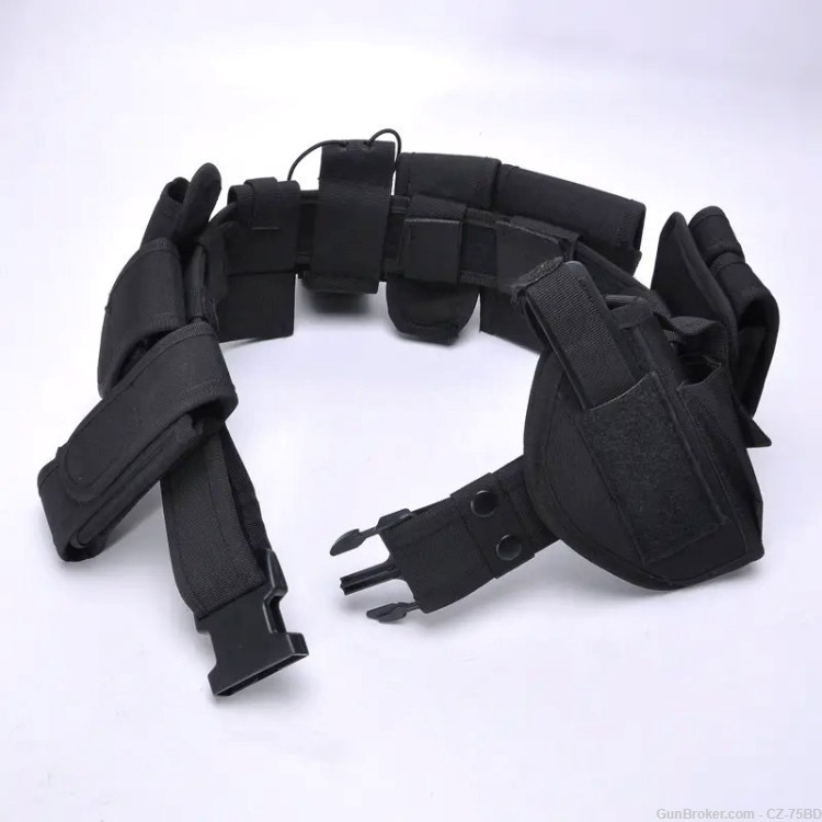 Tactical Duty Belt - 10-in-1 Utility Modular Equipment System -img-1