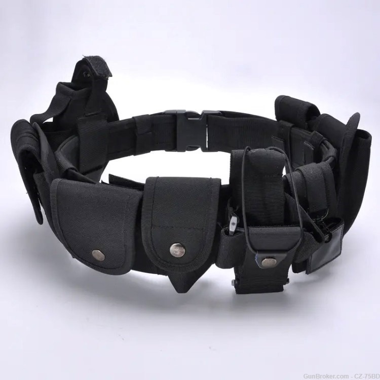 Tactical Duty Belt - 10-in-1 Utility Modular Equipment System -img-2