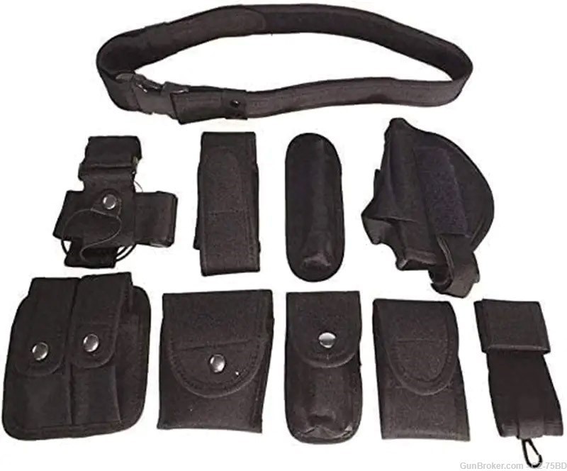 Tactical Duty Belt - 10-in-1 Utility Modular Equipment System -img-3