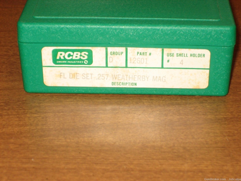 RCBS 257 Weatherby Magnum dies (LNIB)-img-0