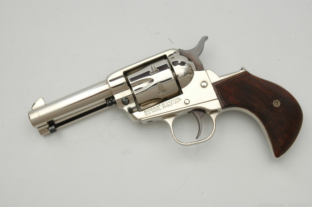 Ruger NM Super Single Six .32 H&R mag Polished Stainless Birdshead 1994 mfg-img-0