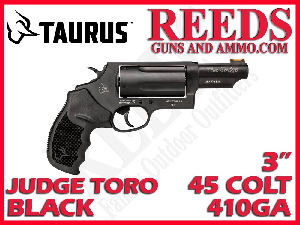 Taurus Judge TORO Mag Black 410 Ga 45 LC 3in 5 Shot 2-4410P31MAG-img-0