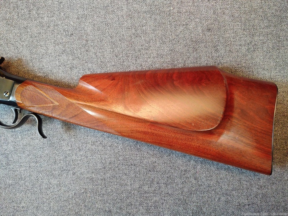 Winchester Model 1885 Custom Varmint Rifle, .225 Win., Extras, Nice!-img-7