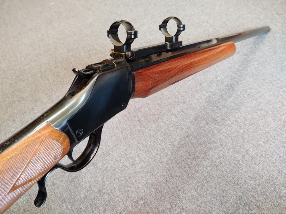 Winchester Model 1885 Custom Varmint Rifle, .225 Win., Extras, Nice!-img-2