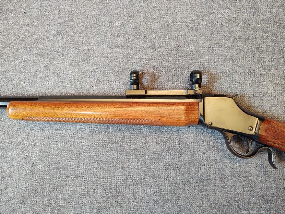 Winchester Model 1885 Custom Varmint Rifle, .225 Win., Extras, Nice!-img-8