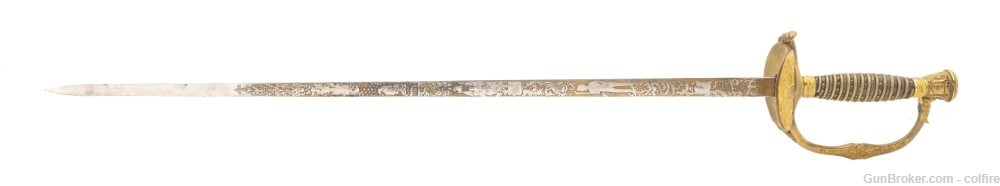 Beautiful 1860 Staff & Field Presentation Sword (SW1406)-img-3