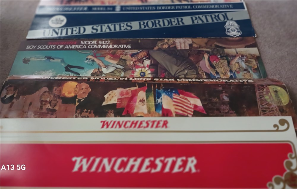 Winchester Commemorative Accessories SLEEVES DOCS BOX TAGS CASES AMMO +More-img-2