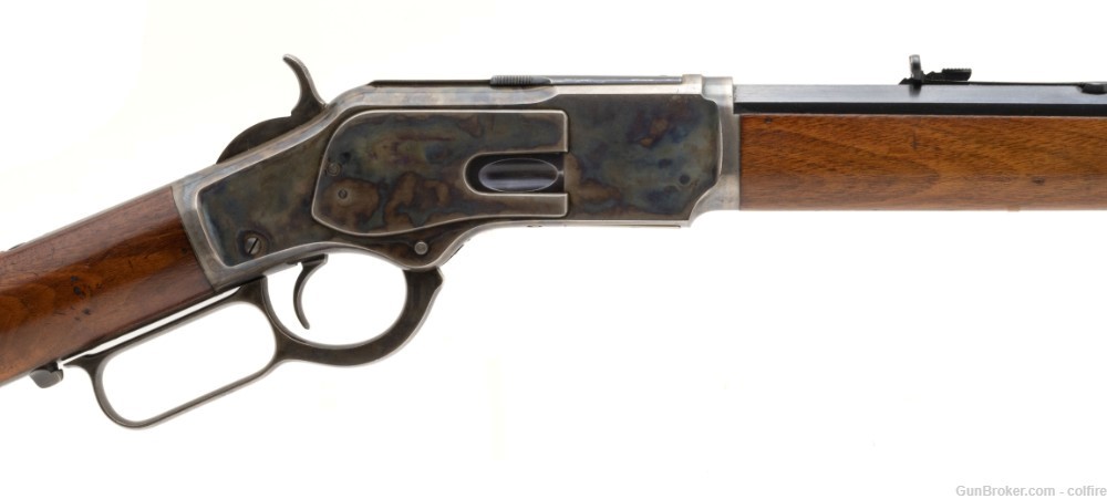 Case Hardened Winchester 1873 Rifle 38-40 (AW263)-img-1
