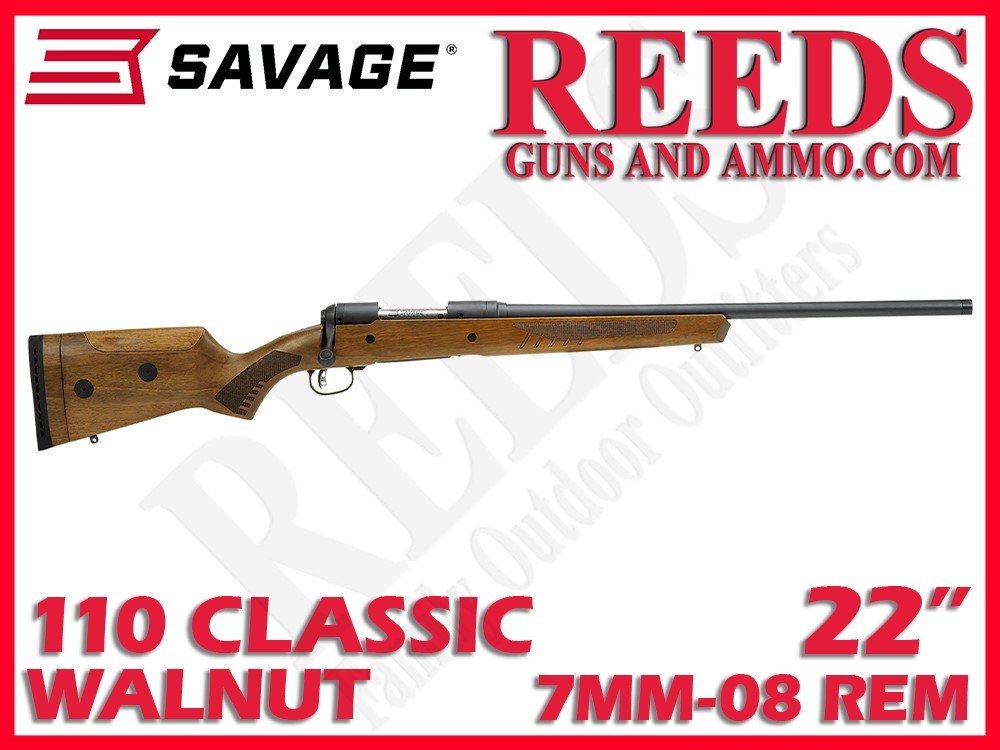 Savage 110 Classic Walnut 7mm-08 Rem 22in 57427-img-0