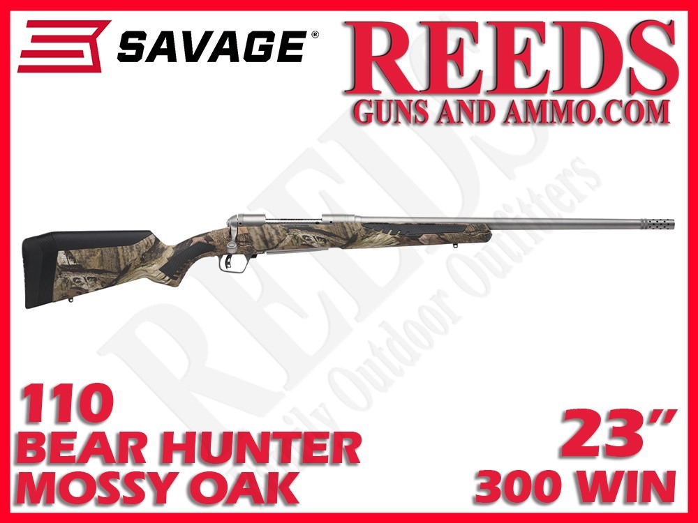 Savage 110 Bear Hunter Country Camo Stainless 300 Win Mag 23in 57045-img-0