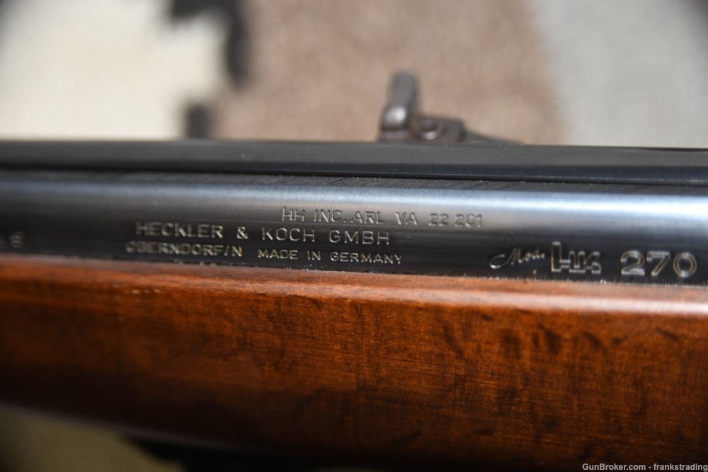 Hecker & Koch Model 270 semi auto 22 cal rifle as NEW -img-6