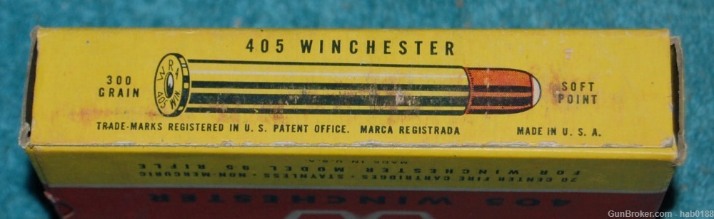 Vintage Full Box of Winchester 405 Win Staynless Model 95-img-2