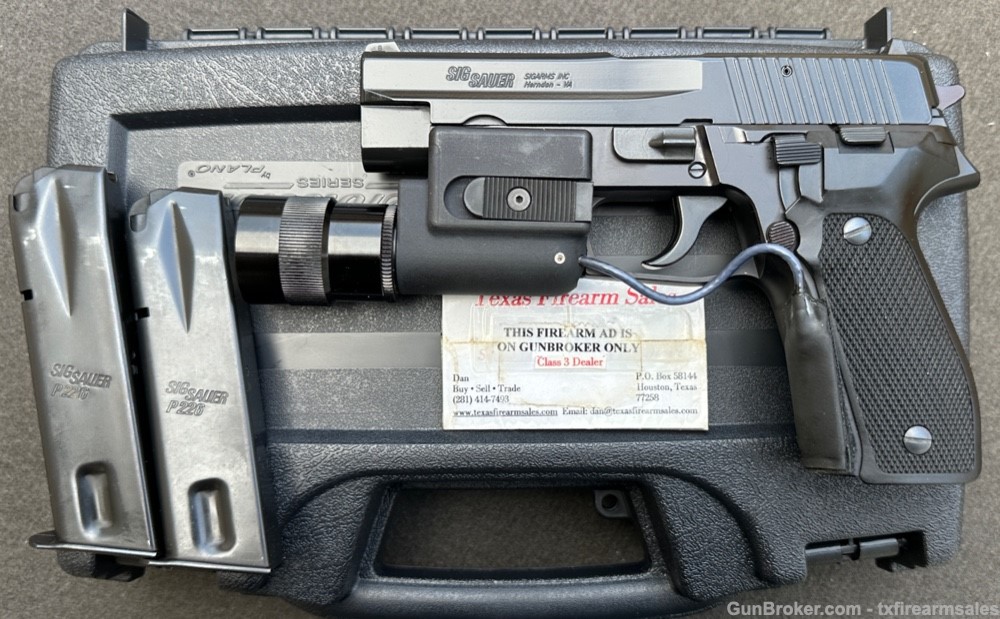 Sig Sauer P226 9mm, West Germany with Proof Marks,Sure-Fire 332 Light, 1988-img-11