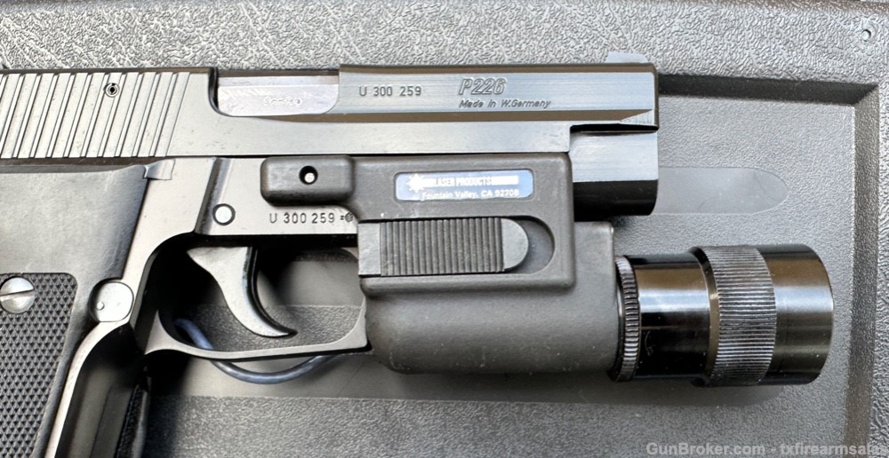Sig Sauer P226 9mm, West Germany with Proof Marks,Sure-Fire 332 Light, 1988-img-7