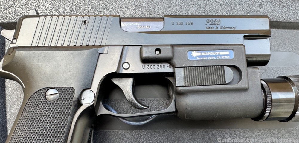 Sig Sauer P226 9mm, West Germany with Proof Marks,Sure-Fire 332 Light, 1988-img-5