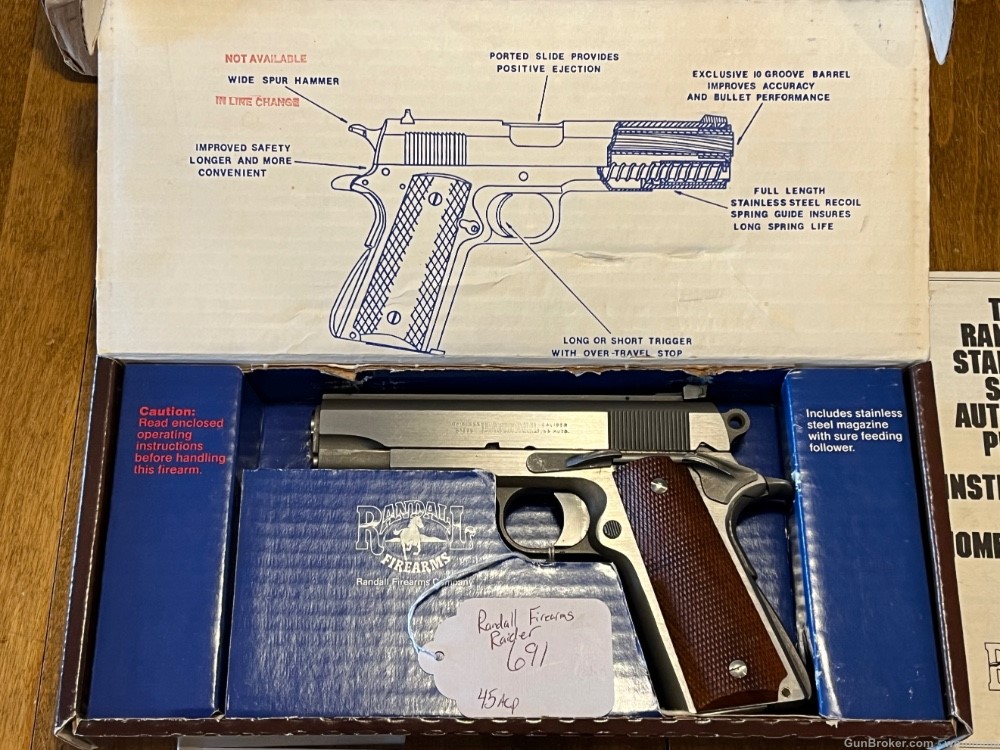 Randall Arms Raider a231 45acp EXCELLENT in BOX! (691)-img-0