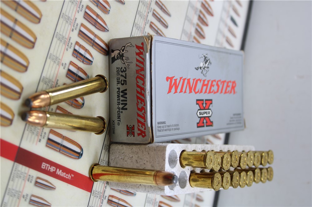 Winchester 375 WIN 200gr Supe X Power Point CXP2 20 Rnds 1 Box Free S/H-img-0