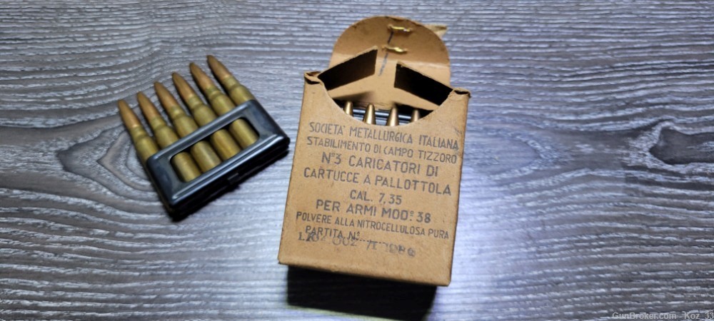 18x Carcano 7.35mm Original Box-img-0