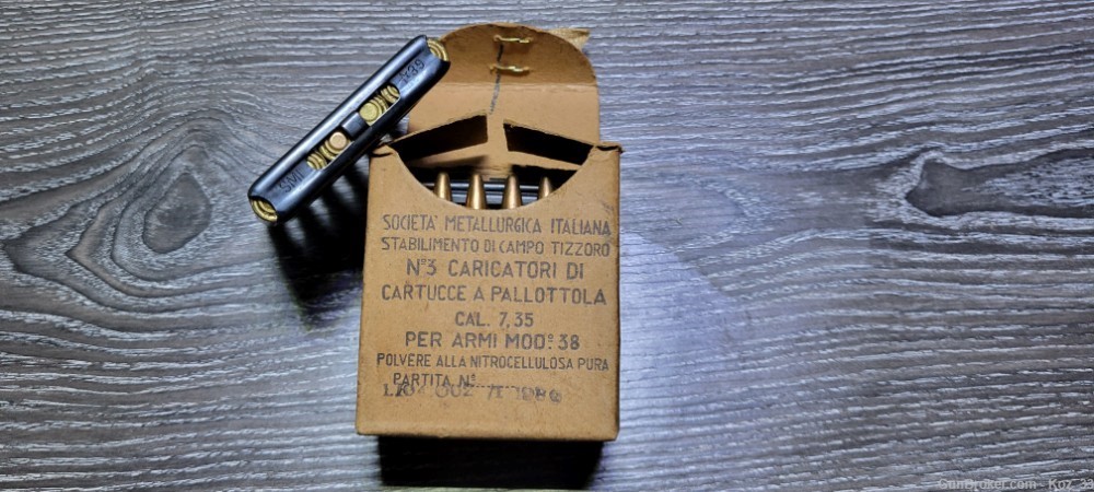 18x Carcano 7.35mm Original Box-img-2