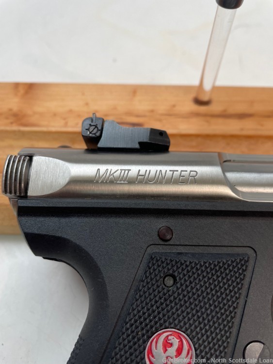 Ruger Mark III Hunter 22/45 Semi Auto Pistol, 2 Mags, OG Case-img-6