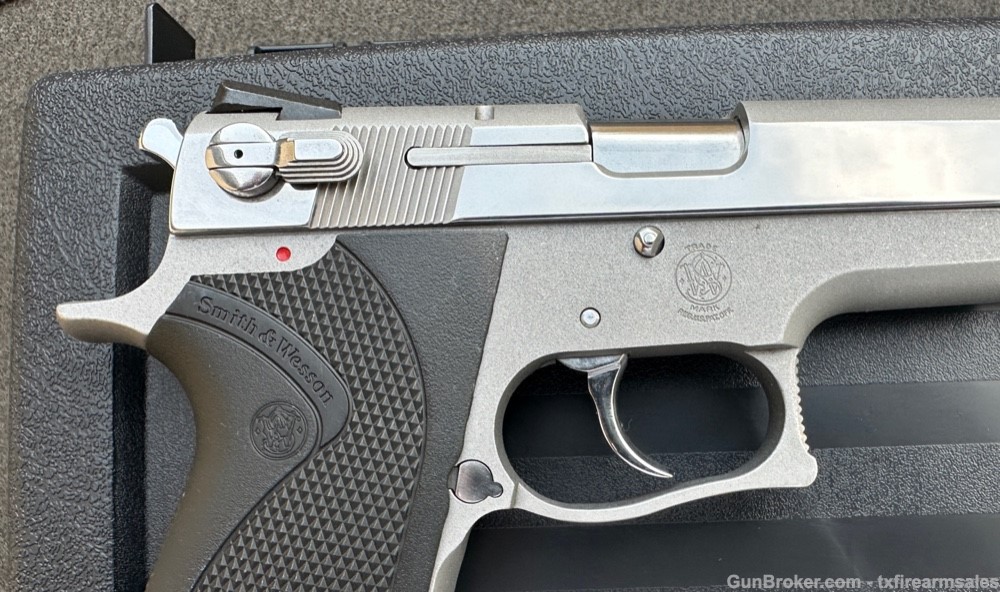 Customized S&W 3906 Bright Polished Stainless 3rd Gen 9mm 8-shot, 1991-img-15