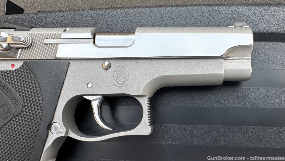 Customized S&W 3906 Bright Polished Stainless 3rd Gen 9mm 8-shot, 1991-img-17
