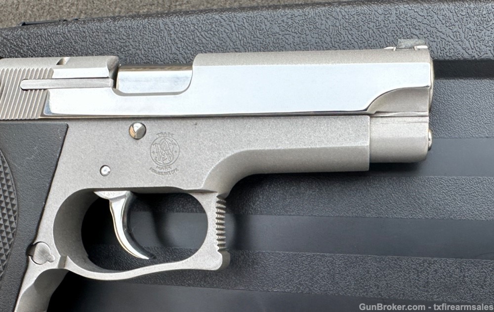Customized S&W 3906 Bright Polished Stainless 3rd Gen 9mm 8-shot, 1991-img-18