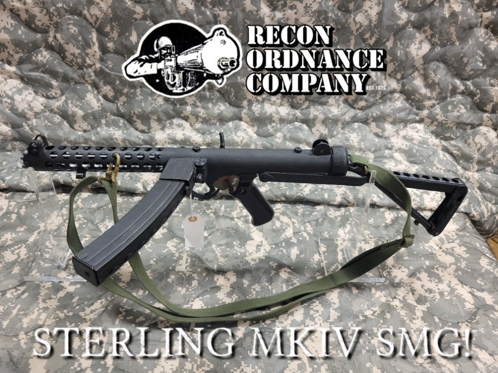 Sterling Mark IV MK4 9mm SMG Fully Transferable Machine Gun! Sterling Mk4-img-0