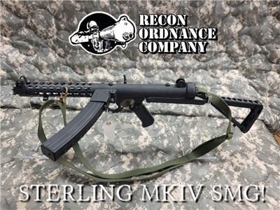 Sterling Mark IV MK4 9mm SMG Fully Transferable Machine Gun! Sterling Mk4