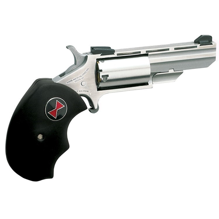 North American Arms Black Widow Revolver w/ Fixed Sights 22 Mag 2 -img-0