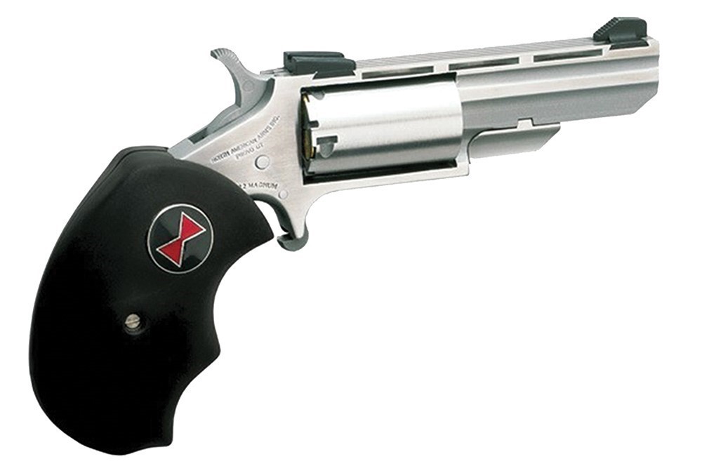 North American Arms Black Widow Revolver w/ Fixed Sights 22 Mag 2 -img-1
