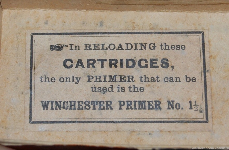 Vintage Full 2 Piece Box of Winchester 32 Caliber S&W Center Fire CF-img-6