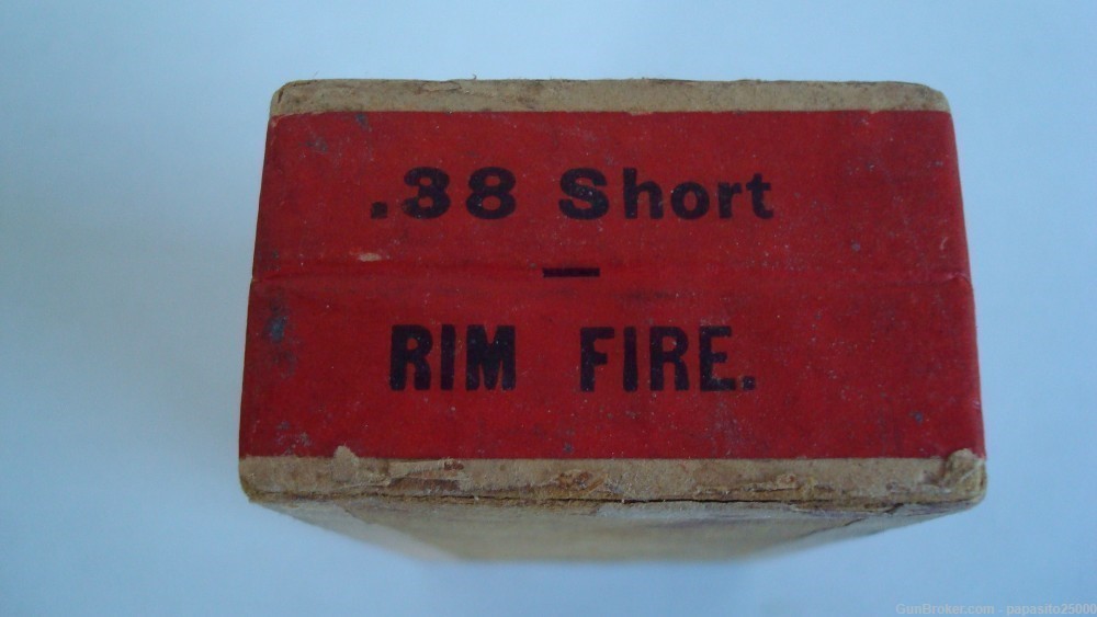 38 Rimfire cartridges Peters .38 short FULL Factory sealed rim fire ammo-img-5
