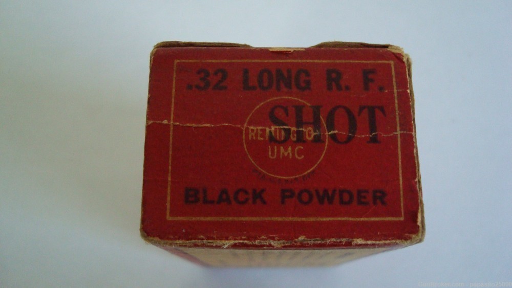 32 Long R.F. Shot Remington UMC .32 shot Black powder ammo vintage -img-7