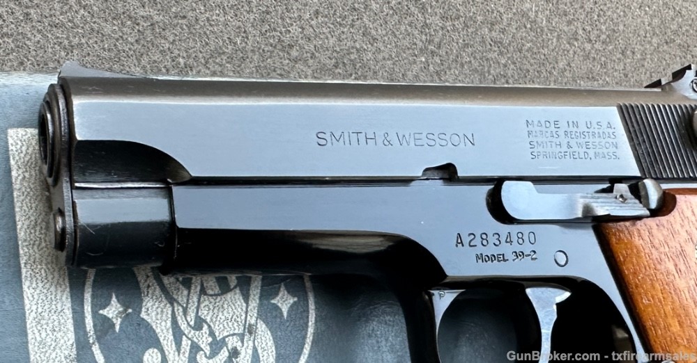 S&W 39-2 9mm 1st Gen Single-Stack Pistol, Made in 1976-img-7