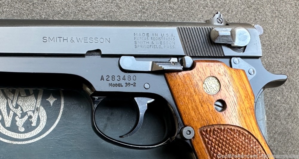 S&W 39-2 9mm 1st Gen Single-Stack Pistol, Made in 1976-img-4