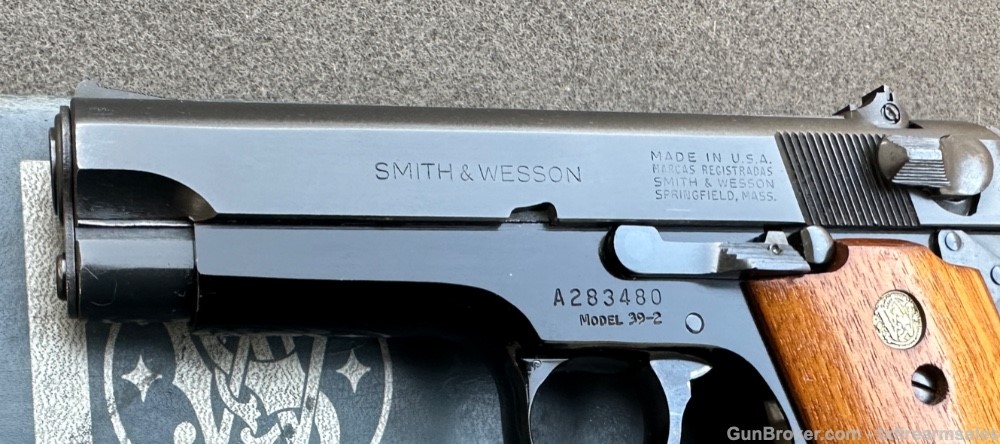 S&W 39-2 9mm 1st Gen Single-Stack Pistol, Made in 1976-img-6