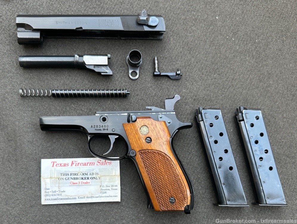 S&W 39-2 9mm 1st Gen Single-Stack Pistol, Made in 1976-img-28