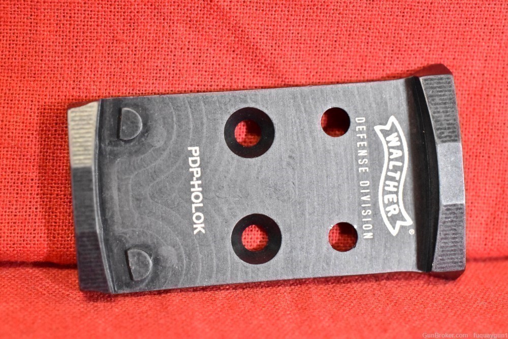 Walther PDP Optic Adapter Plate 1.0 Cut RMSc 407K 507K PDP Plate -img-1