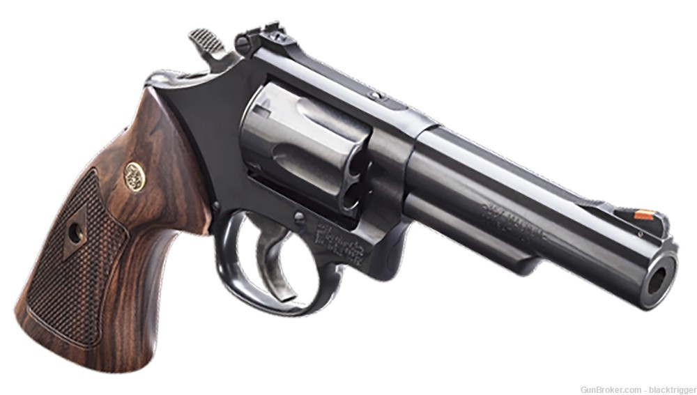 S&W 12040 Model 19 Classic 357 Mag Or 38 S&W Special +P 4.25" Black Wood   -img-3