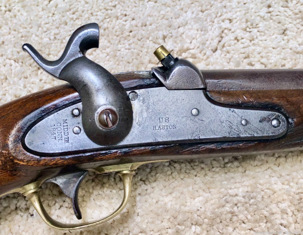 H5/M US 1842 .54 Cavalry Pistol H.ASTON 1847, Good, Shooter,.........$ 585.-img-3