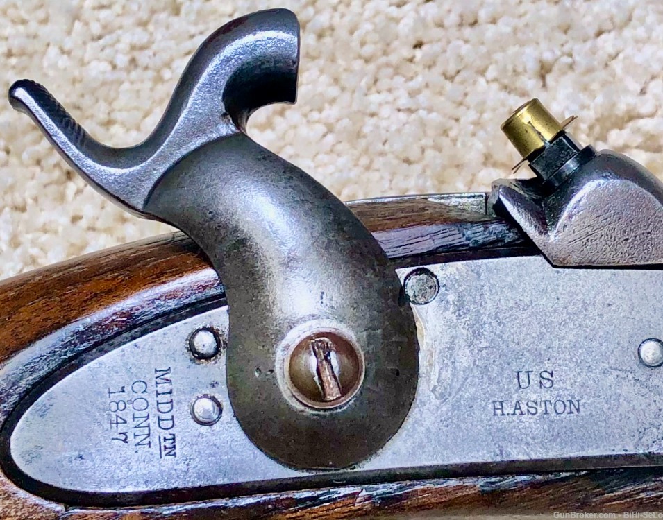 H5/M US 1842 .54 Cavalry Pistol H.ASTON 1847, Good, Shooter,.........$ 585.-img-5