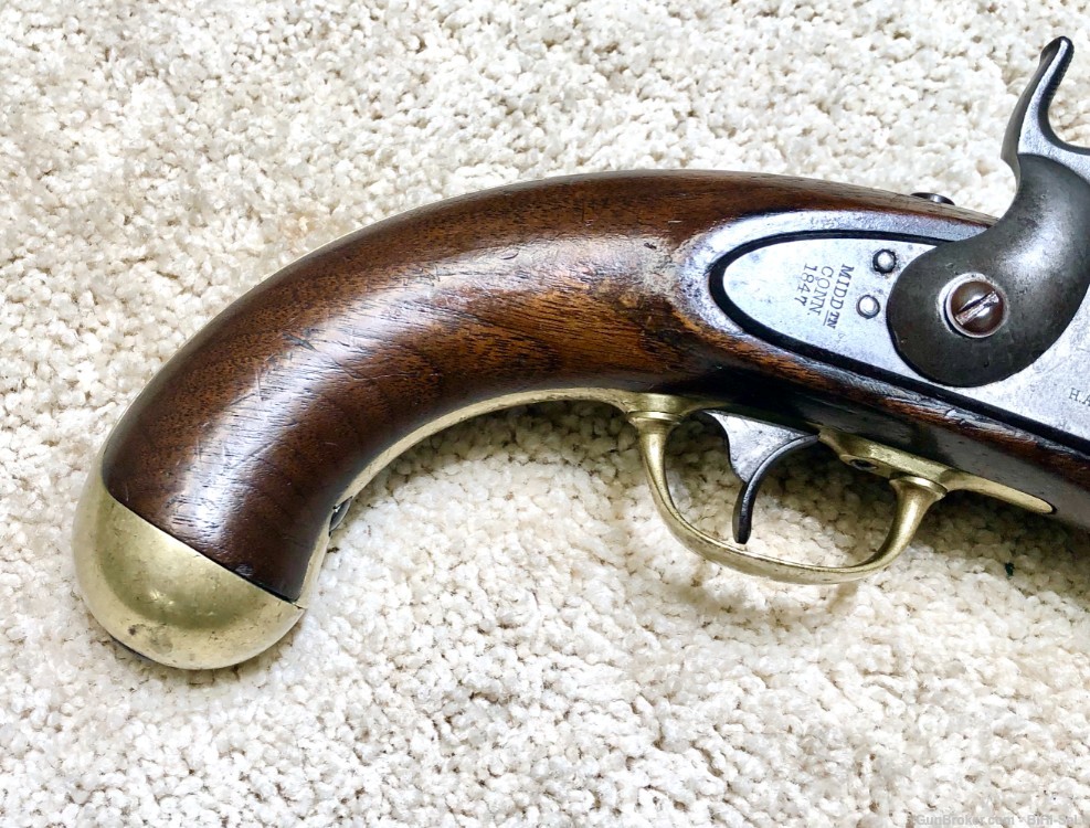 H5/M US 1842 .54 Cavalry Pistol H.ASTON 1847, Good, Shooter,.........$ 585.-img-1