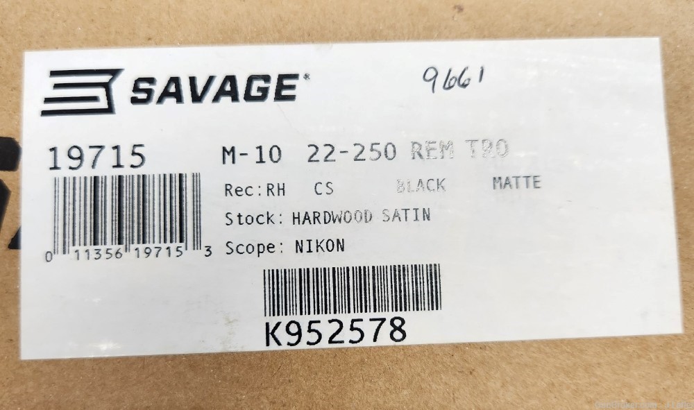 Savage 10/110 Trophy Hunter 22-250 Rem with Nikon BDC 3x9x40 Scope - 19715 -img-7