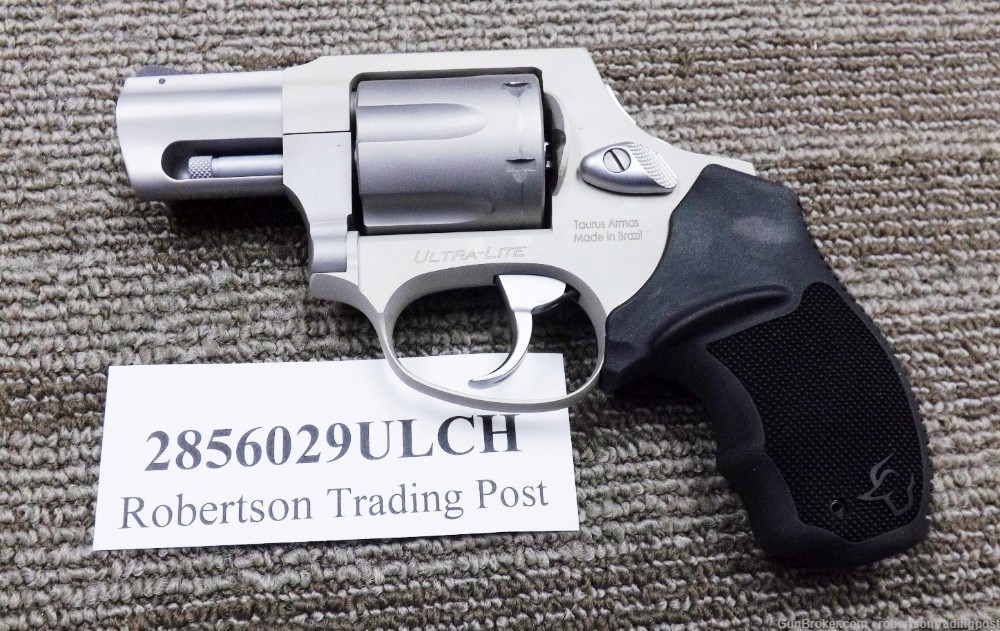 Taurus .38 model 856 Stainless Lightweight 2” 6 Shot Revolver No Lock -img-0