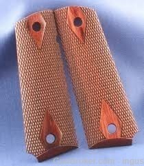 COLT 1911 COMMANDER DOUBLE DIAMOND ROSEWOOD FACTORY GRIPS (NEW)-img-2